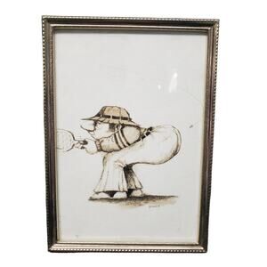 Thought Factory Got The Bug Humor Gary Patterson Graphics Art Print Framed Card